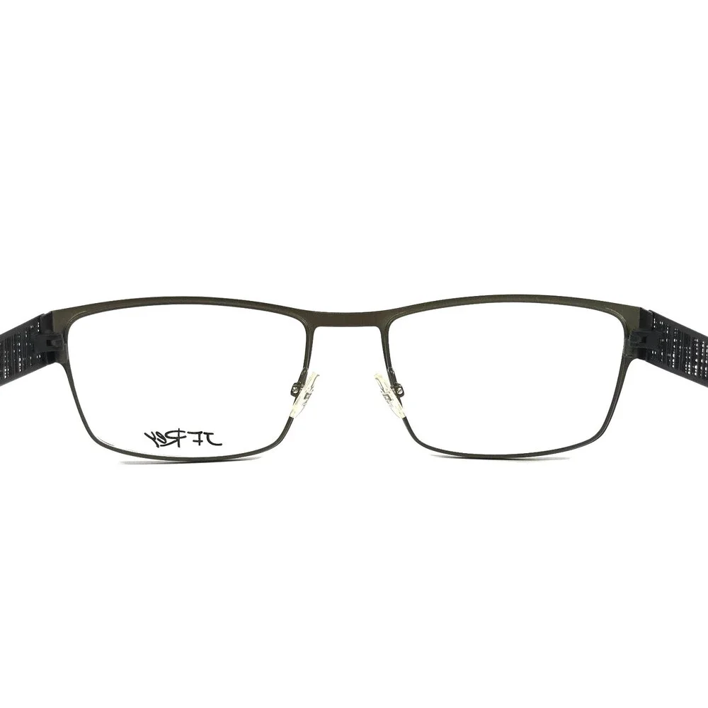 J.F. Rey Eyeglasses Frames JF2586 4500 Matte Gray Rectangle Full Rim 55-18-145
